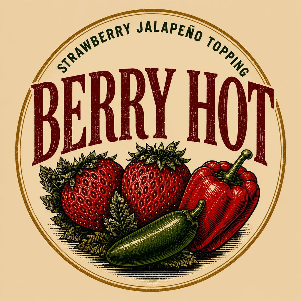 BerryHot Original strawberry jalapeño topping — placeholder, replace with product photography